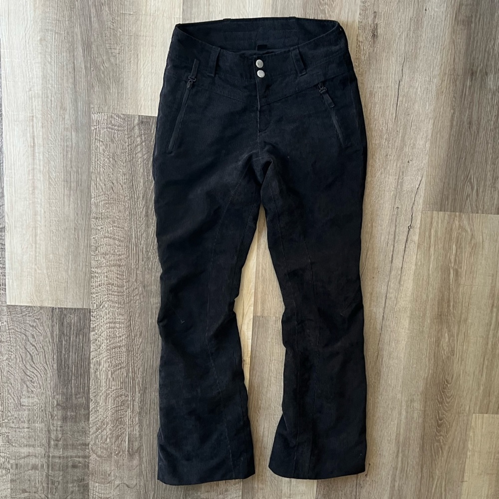 Bogner Corduroy Insulated Ski Pant Black size 4/ XS